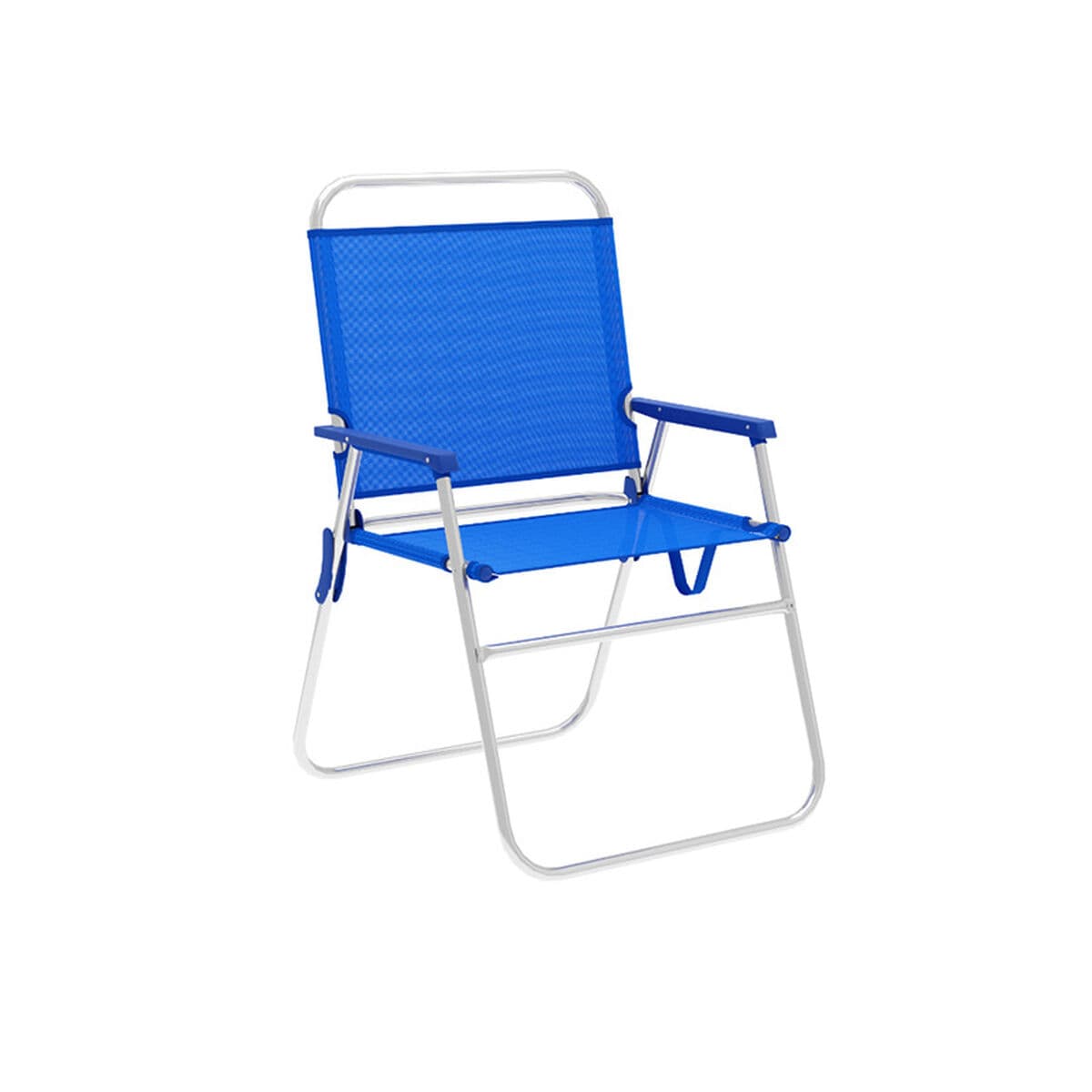 Marbueno Klappbarer Aluminiumstuhl Blau Strand und Pool 52X56X80 cm 10245 — Bild 1
