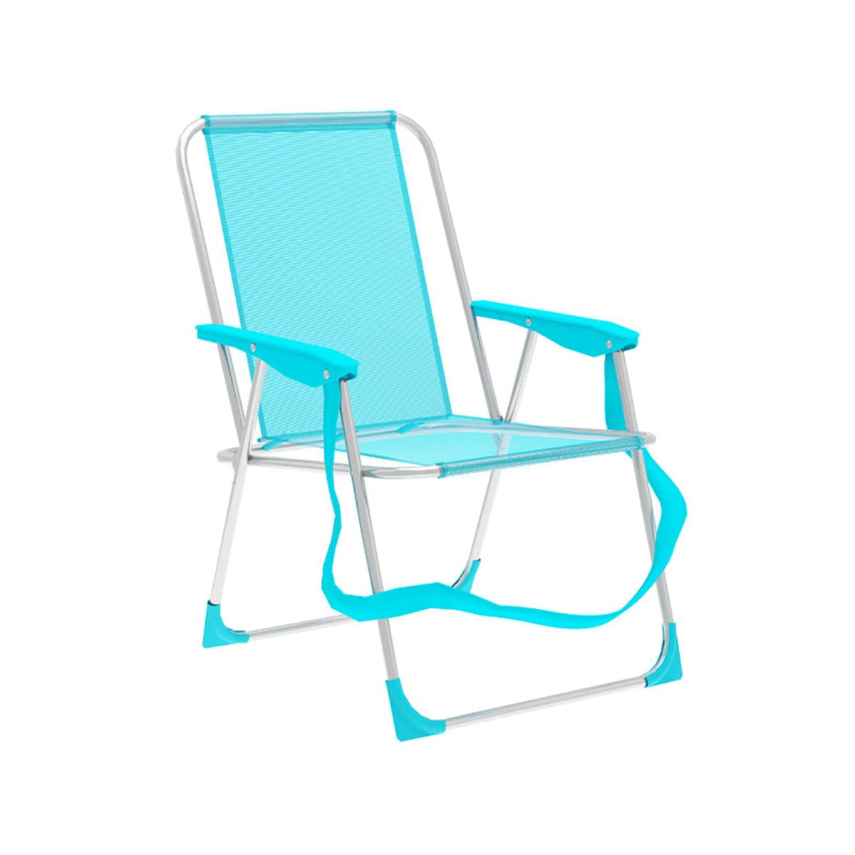 Marbueno Klappstuhl Aluminium Aquamarin Strand und Pool 53X56X78 cm 10307 — Bild 1