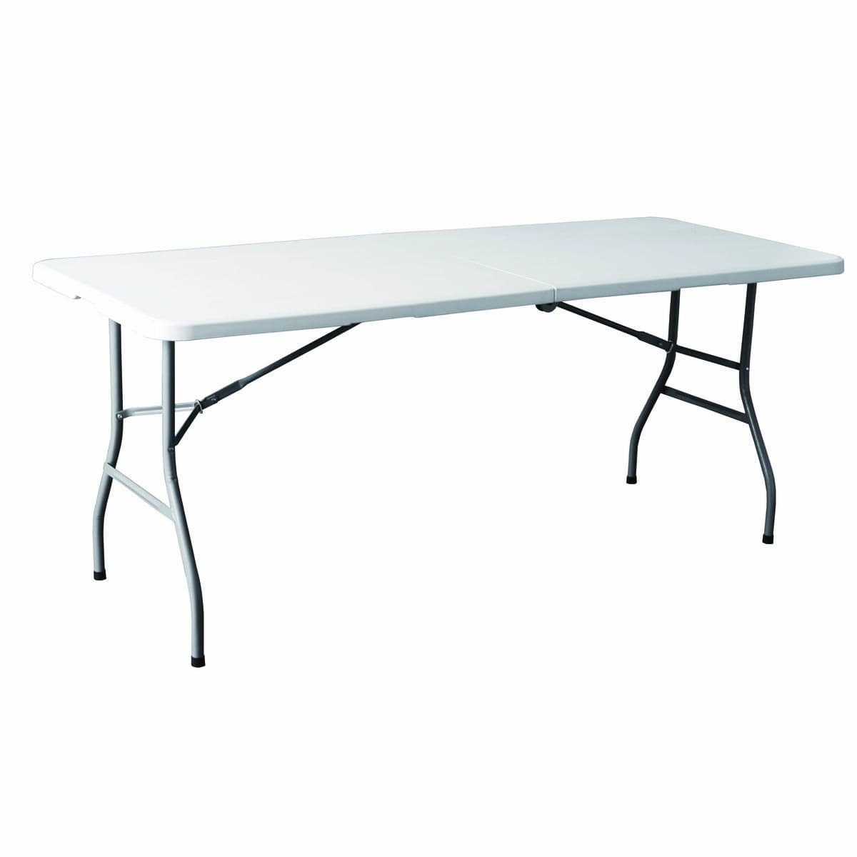Marbueno Klappbarer Tisch Resina Weiß 180X74X74 cm Catering, Strand & Camping 10528 — Bild 1
