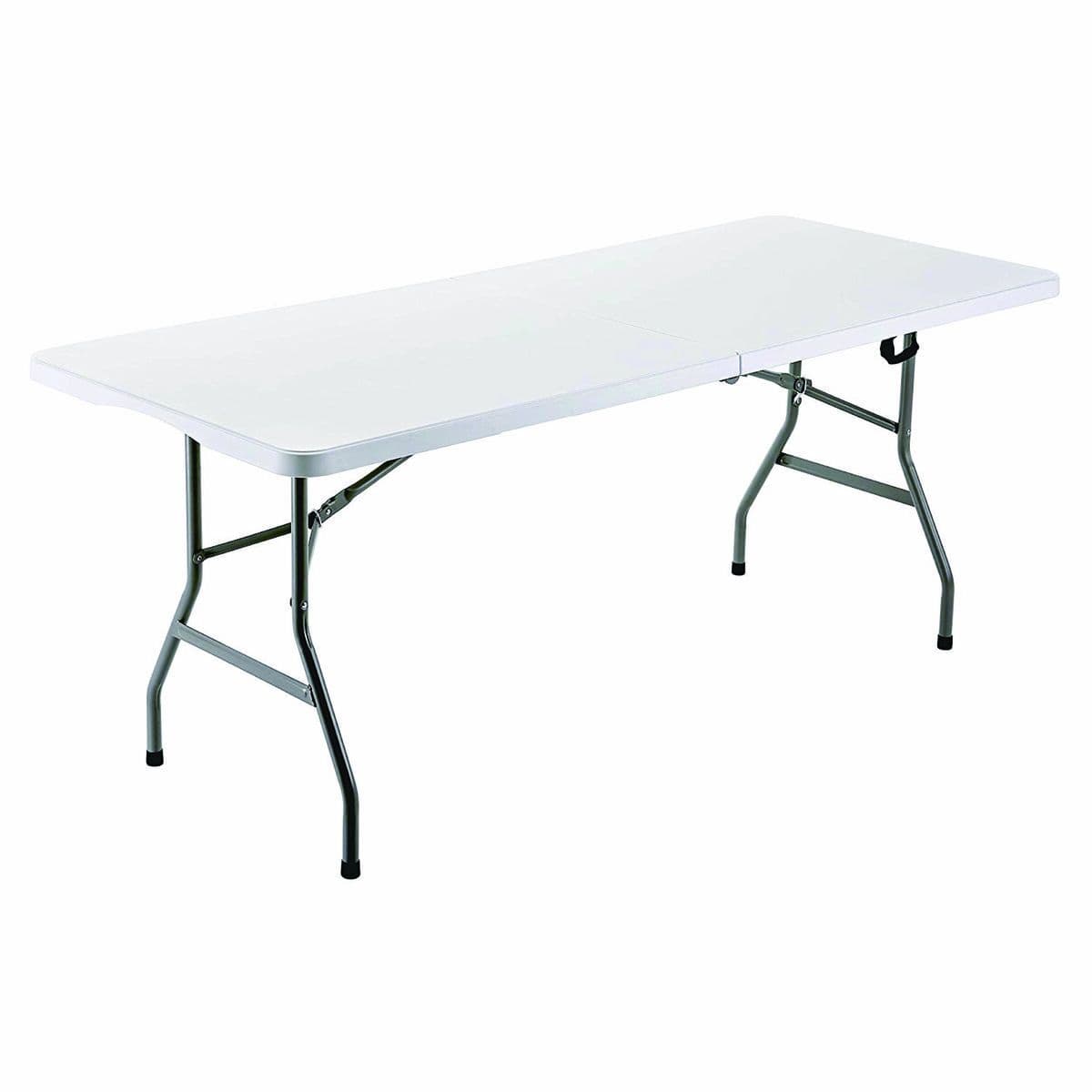 Marbueno Klapptisch Resina Weiß 152x70x74 cm Rechteckig für Außen & Camping — Bild 1