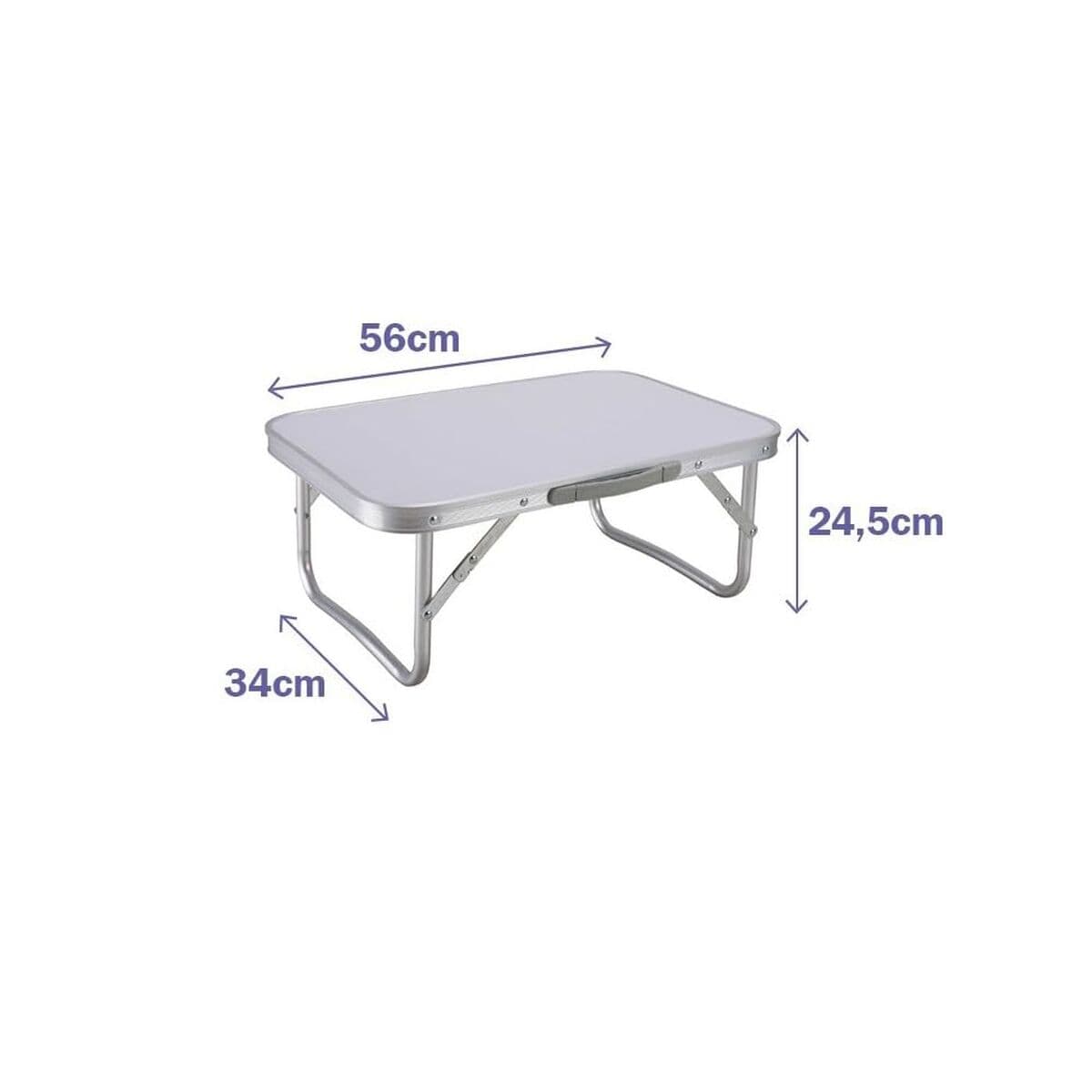 Table Klapptisch Marbueno Weiß 56 x 24 x 34 cm — Bild 1