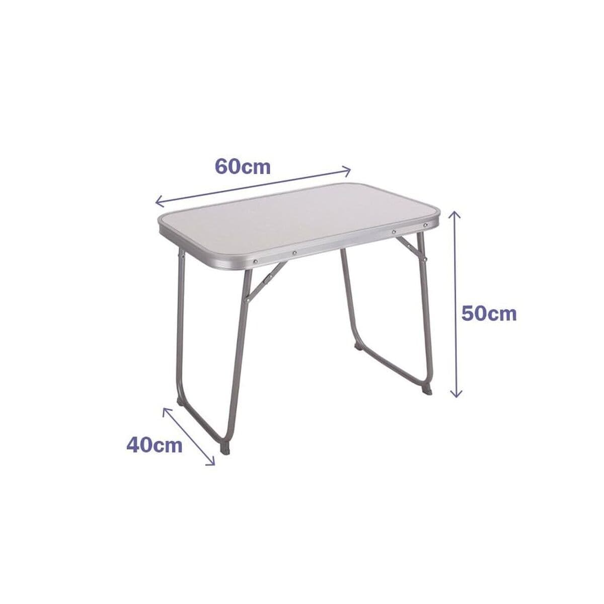 Table Klapptisch Marbueno Weiß 60 x 40 x 50 cm — Bild 1