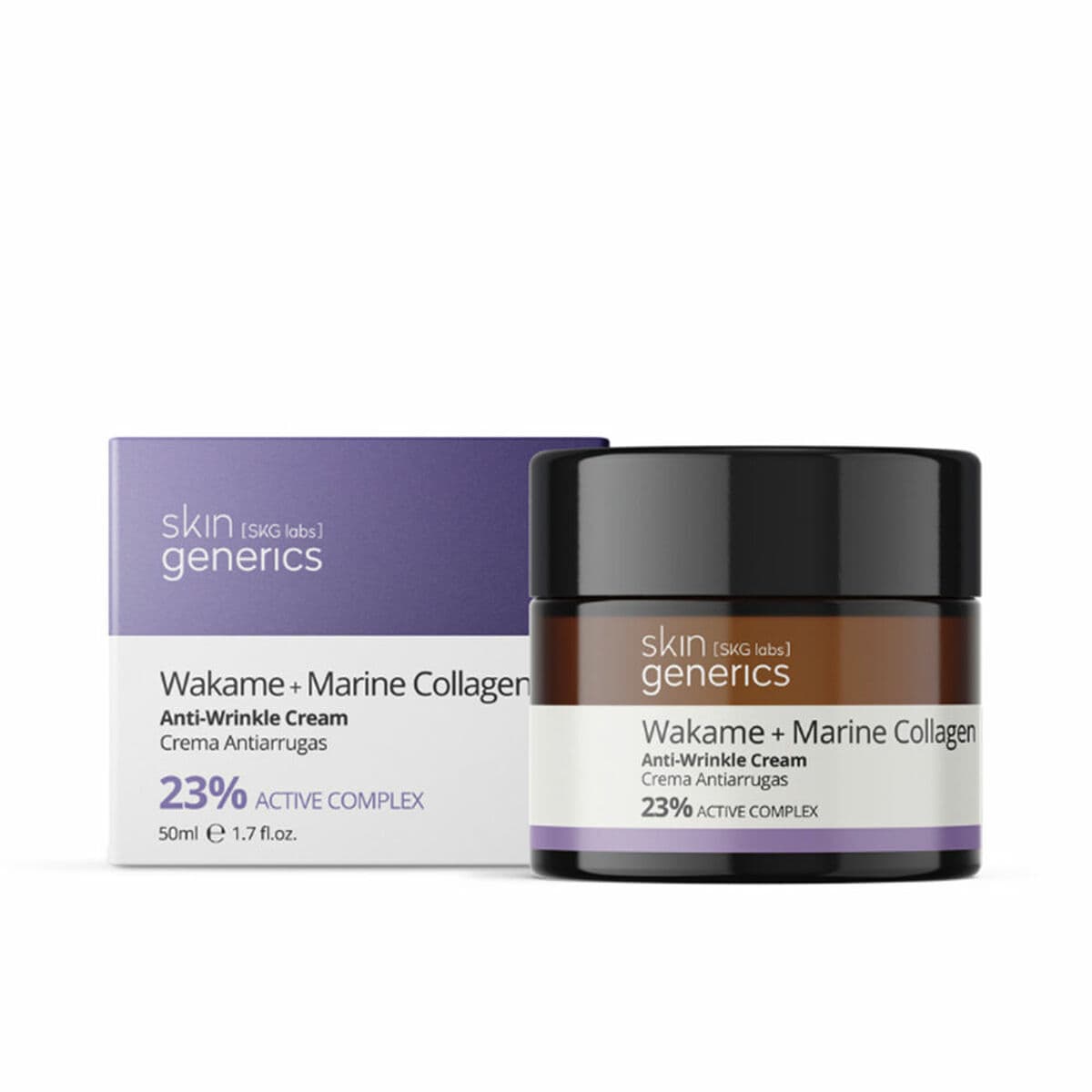 Anti-Falten Creme Skin Generics Wakame + Marine Collagen 50 ml — Bild 1