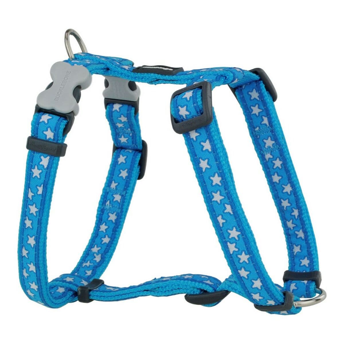 Hundegeschirr Red Dingo Style Blau Stern 25-39 cm — Bild 1