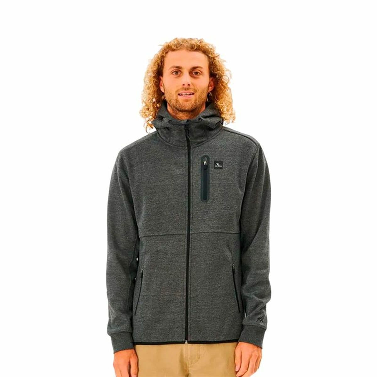Jacke Rip Curl Anti Series Departed Zip Thr Dunkelgrau — Bild 1