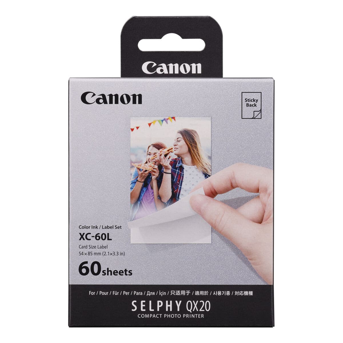 Mattes Fotopapier Canon 6756C001 5,4 x 8,5 cm (60 Stück) — Bild 1