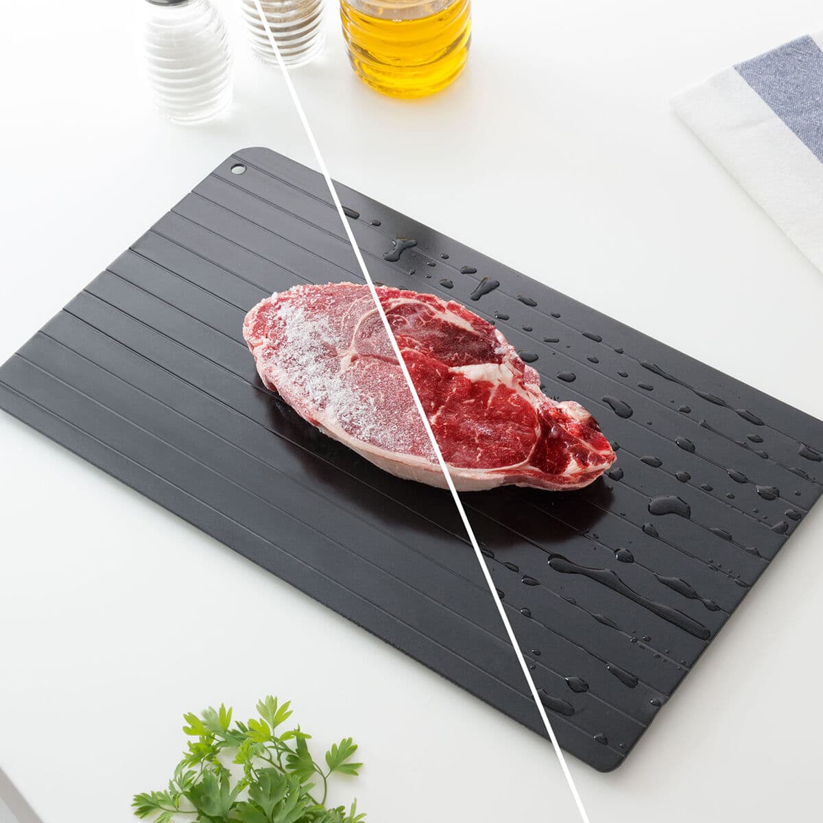 Schnelle Auftauplatte für Nahrungsmittel Qheat InnovaGoods — Bild 1