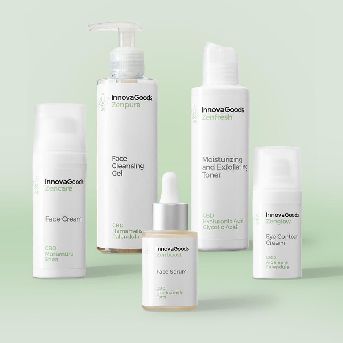 Pack Gesichtspflege-Routine CBD InnovaGoods — Bild 1