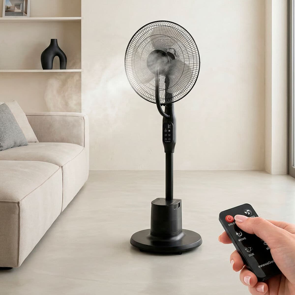 Standventilador und -vernebler mit Fernbedienung Sprair InnovaGoods — Bild 1
